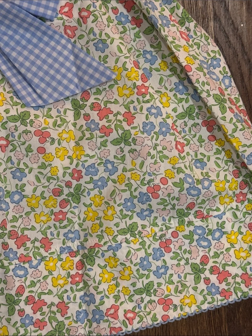 New With Tags Shrimp & Grits Kids floral pinafore jumper dress_15